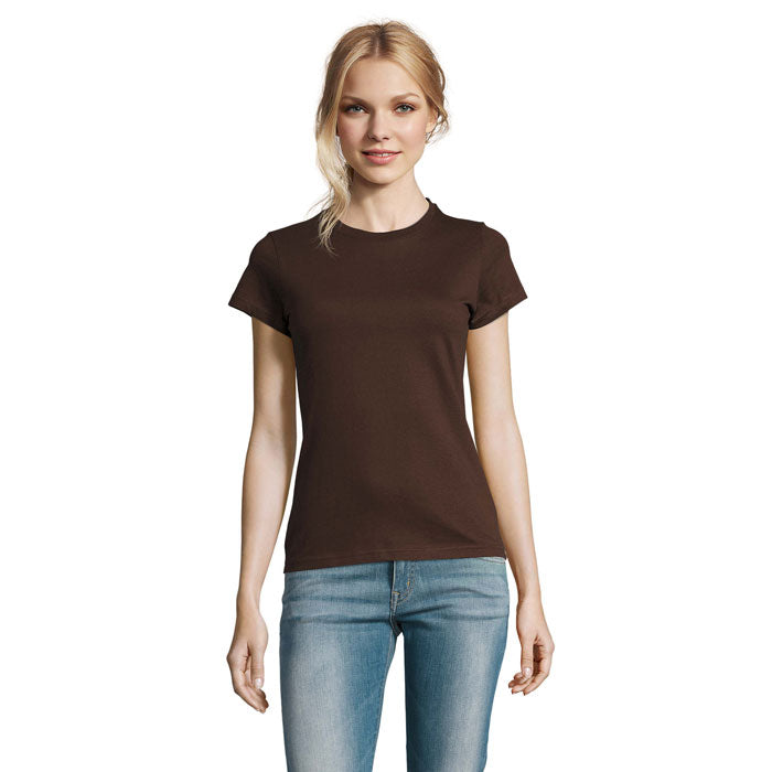 IMPERIAL WOMEN T-Shirt 190g – Chocolate – Größe L
