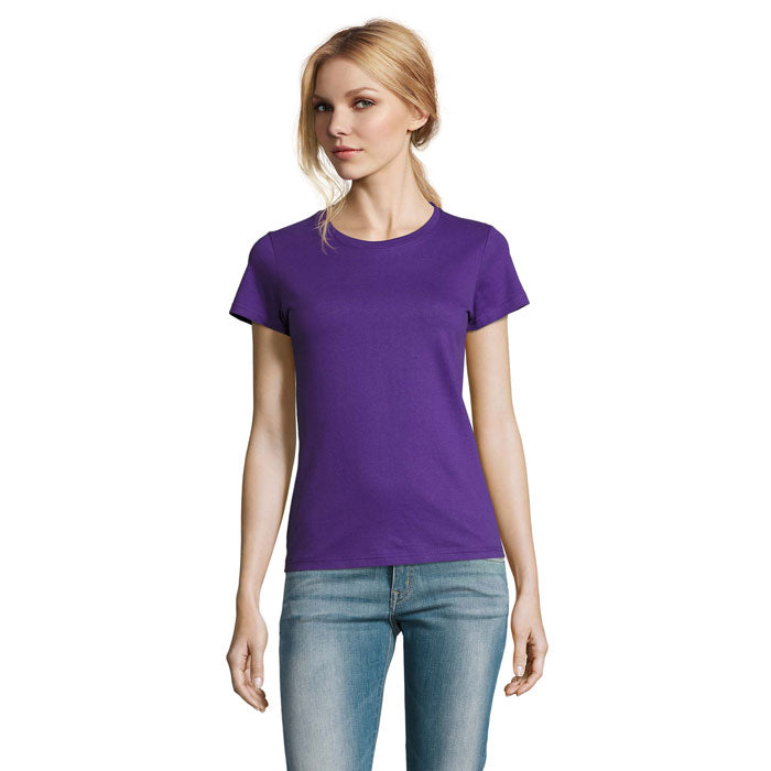 IMPERIAL WOMEN T-Shirt 190g – Dark Purple – Größe L