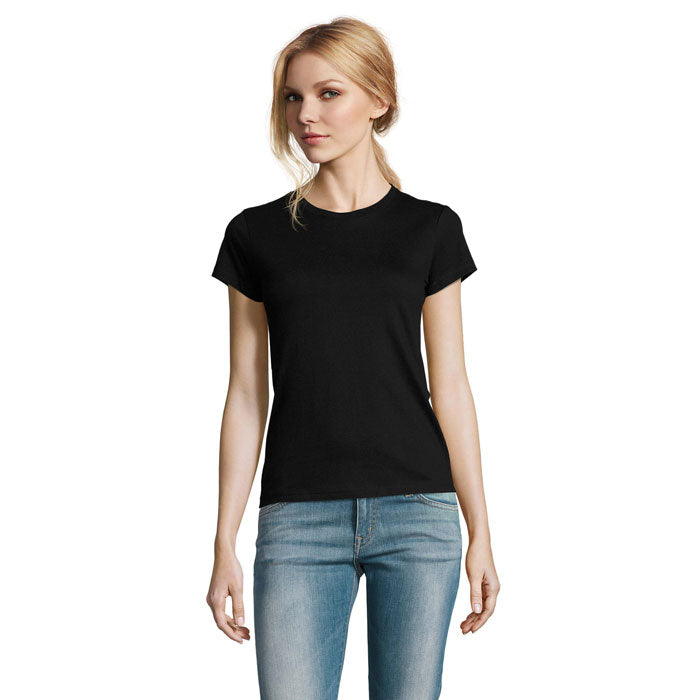IMPERIAL WOMEN T-Shirt 190g – Deep Black – Größe 3XL
