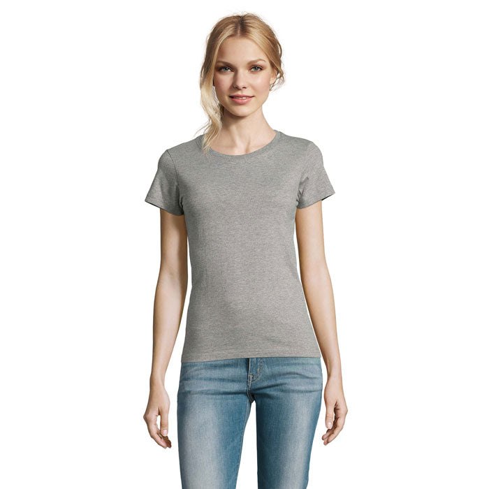IMPERIAL WOMEN T-Shirt 190g – Graue Melange – Größe 3XL