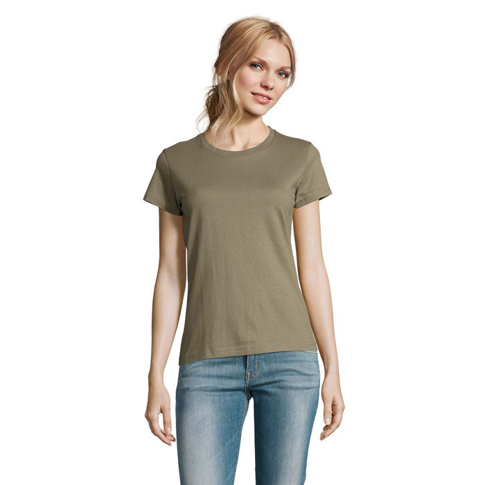IMPERIAL WOMEN T-Shirt 190g – Khaki – Größe L
