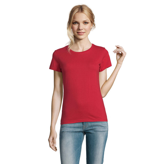 IMPERIAL WOMEN T-Shirt 190g – Red – Größe 3XL