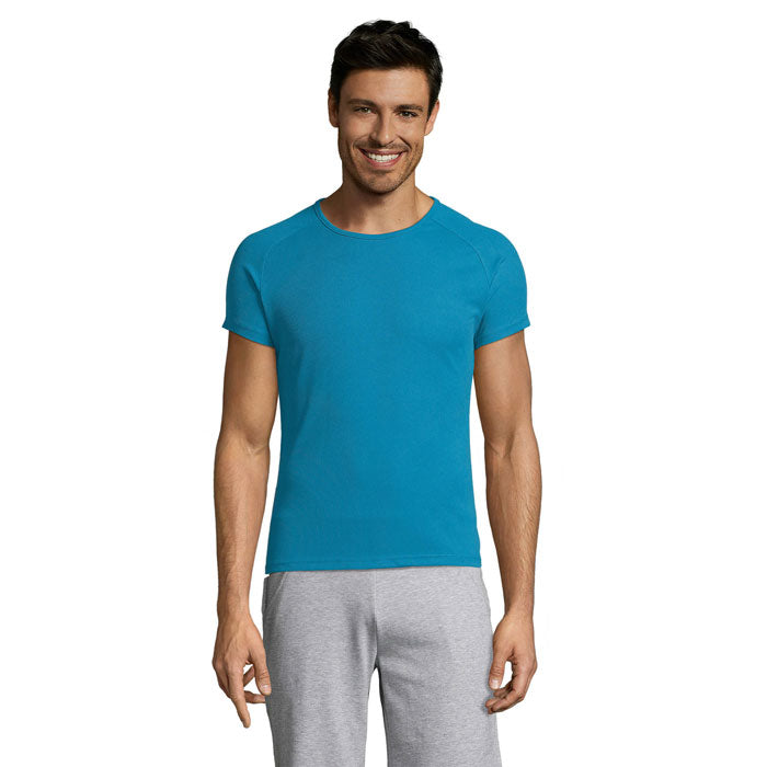 SPORTY MEN T-Shirt – Aqua – Größe 3XL