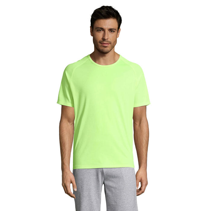 SPORTY MEN T-Shirt – Neon Yellow – Größe 3XL