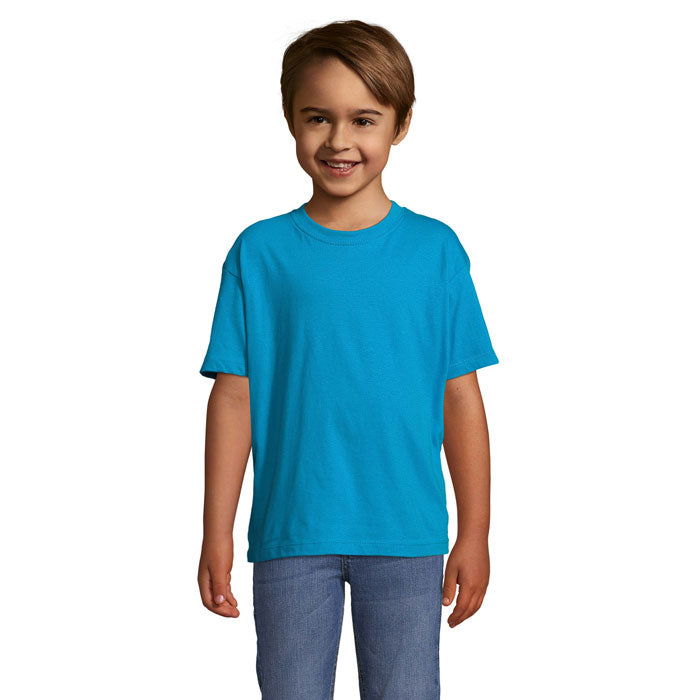 REGENT KIDS REGENT KINDERT-SHIRT 150g – Aqua – Größe 3XL