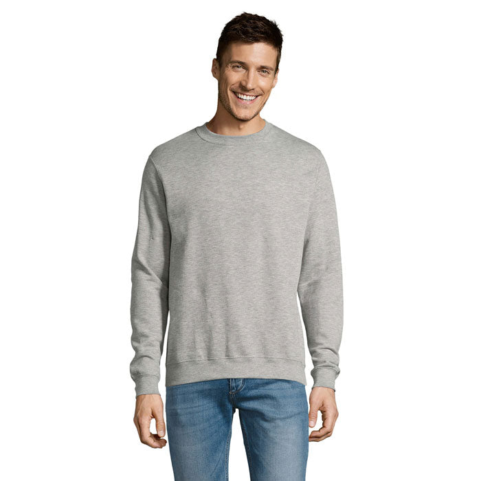 NEW SUPREME SWEATER 280g – Graue Melange – Größe 3XL
