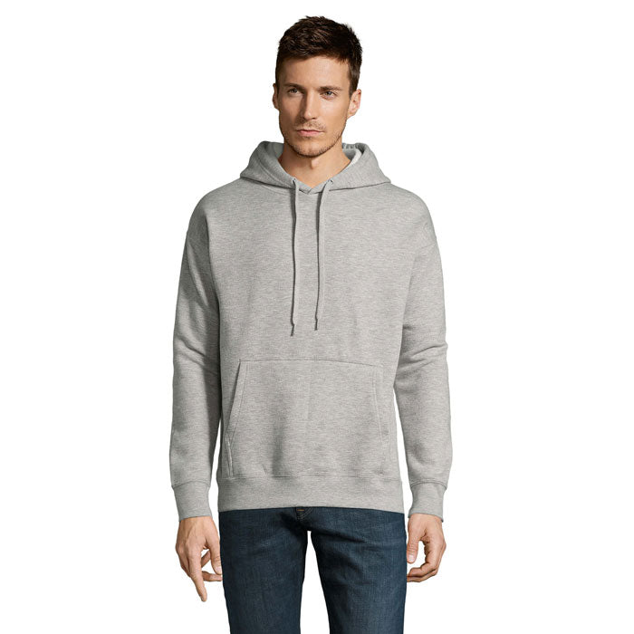 SLAM Unisex Hoodie – Graue Melange – Größe L