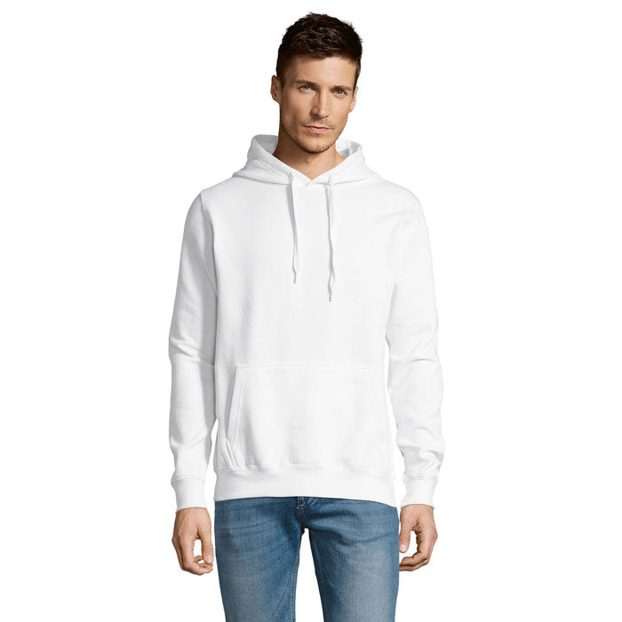 SLAM Unisex Hoodie – White – Größe L