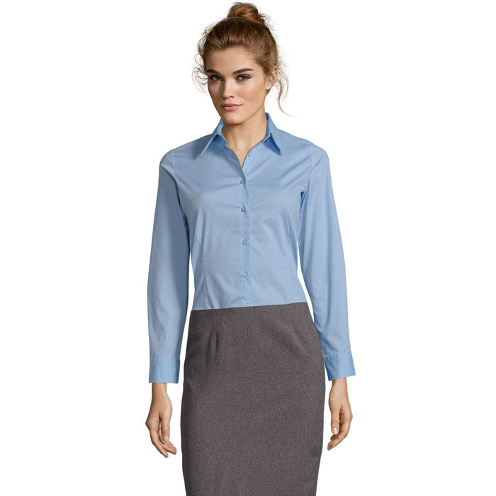 EDEN STRETCH WOMEN SHIRT – Bright Sky – Größe 3XL