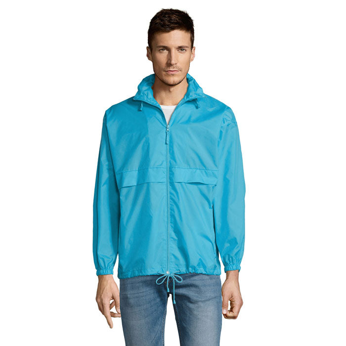 SURF Unisex Windbreaker – Atoll-Blau – Größe L