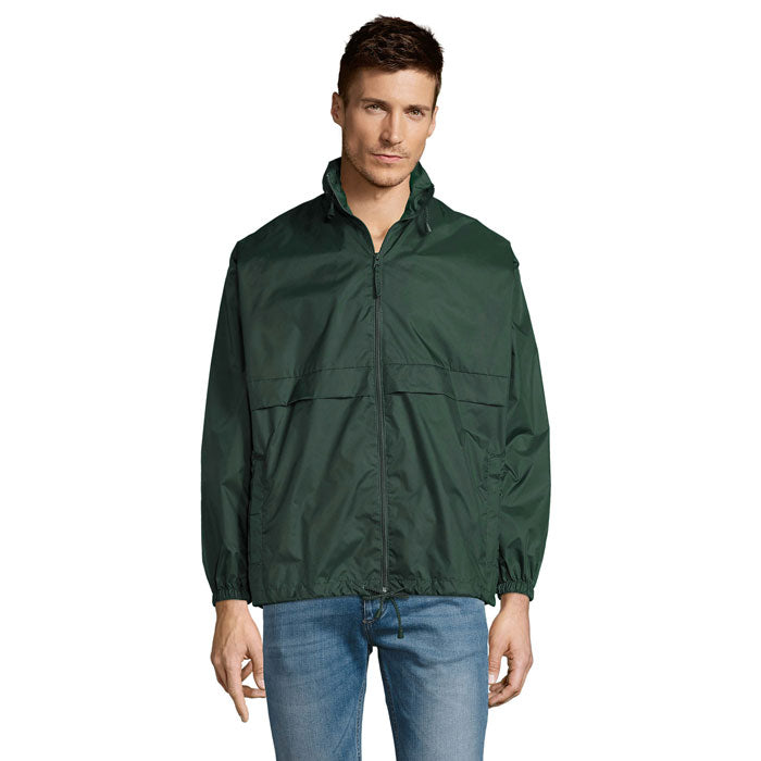 SURF Unisex Windbreaker – Forest Green – Größe L