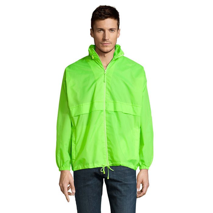 SURF Unisex Windbreaker – Neon Lime – Größe L