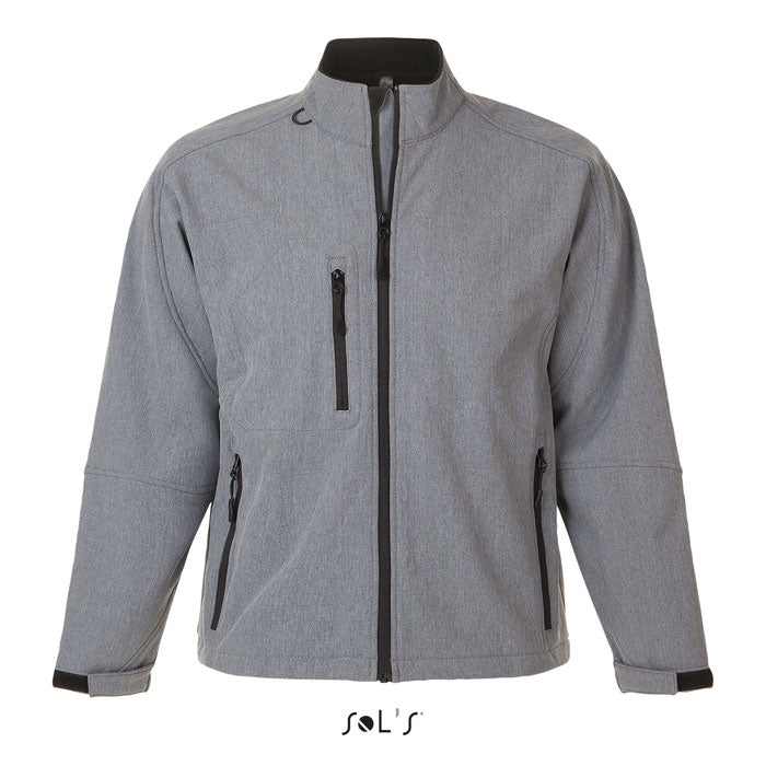 RELAX HERREN JACKE 340g – Graue Melange – Größe 3XL