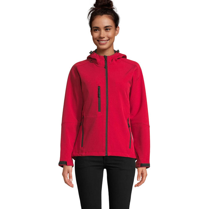 REPLAY WOMEN REPLAY DAMEN HOOD SOFTSHELL – Pepper Red – Größe L