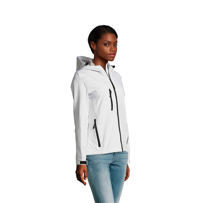 REPLAY WOMEN REPLAY DAMEN HOOD SOFTSHELL