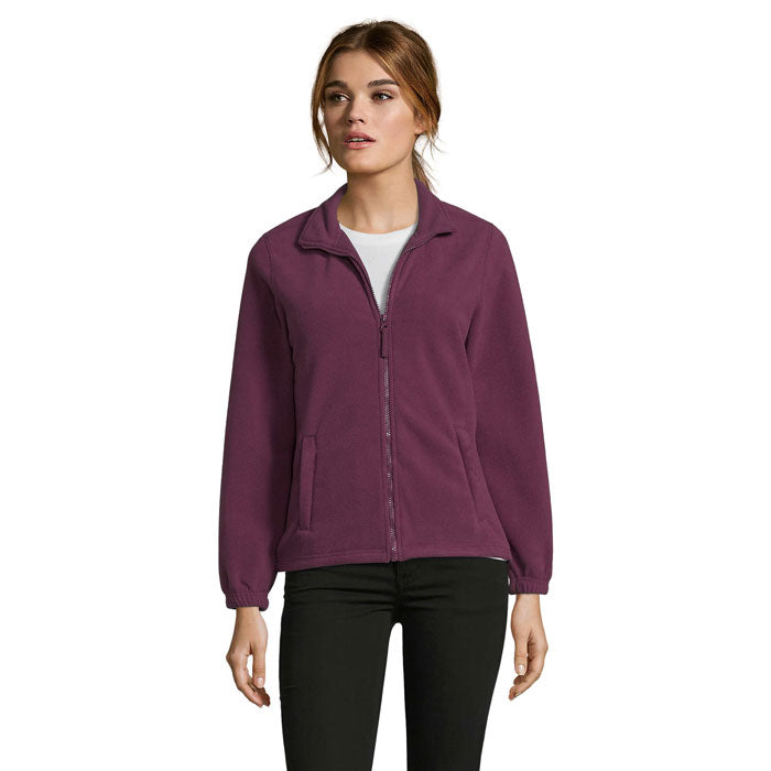 NORTH WOMEN NORTH DAMEN FL JACKE 300g – Burgundy – Größe L