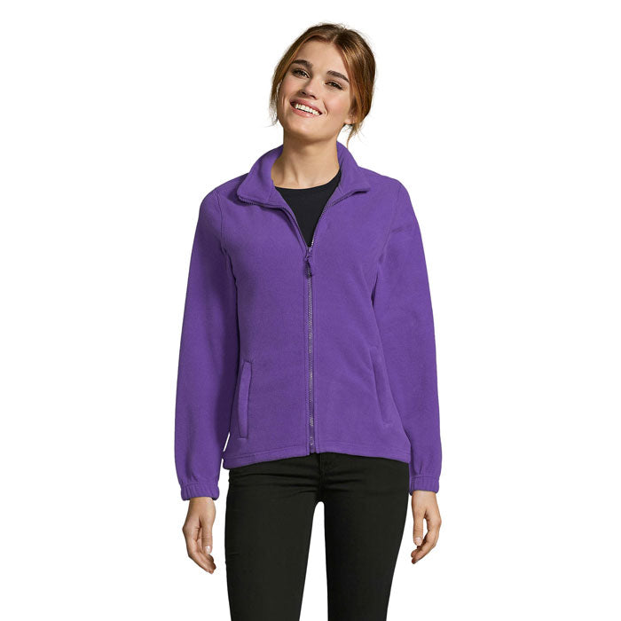 NORTH WOMEN NORTH DAMEN FL JACKE 300g – Dark Purple – Größe L