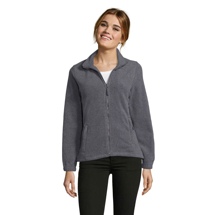 NORTH WOMEN NORTH DAMEN FL JACKE 300g – Graue Melange – Größe L
