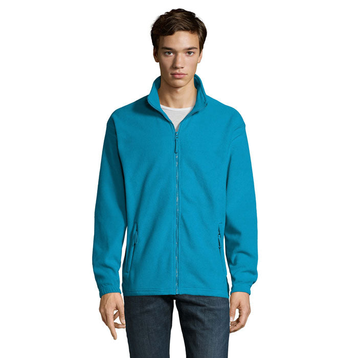 NORTH MEN Fleece-Jacke – Aqua – Größe 3XL