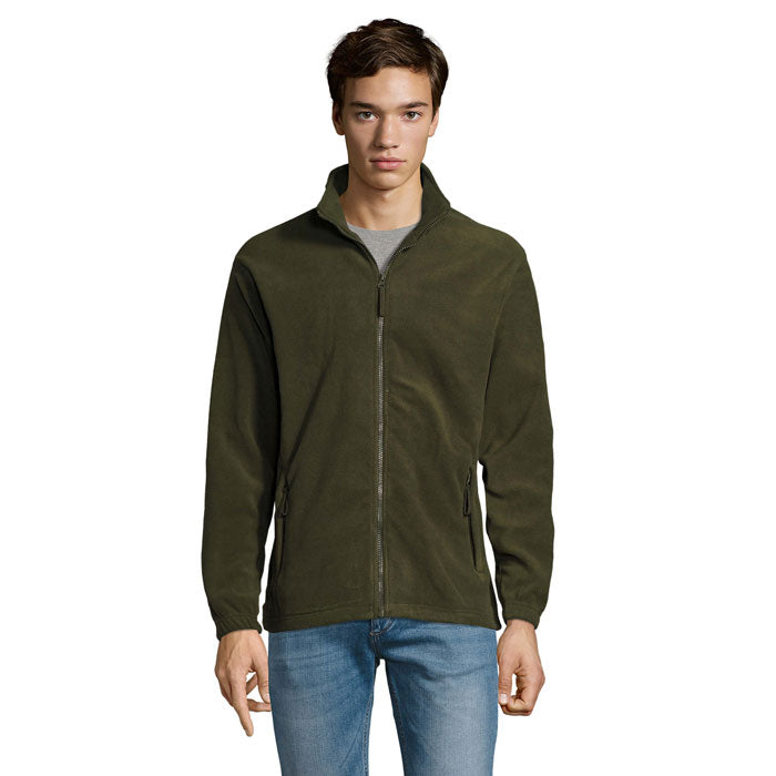 NORTH MEN Fleece-Jacke – Army – Größe 3XL