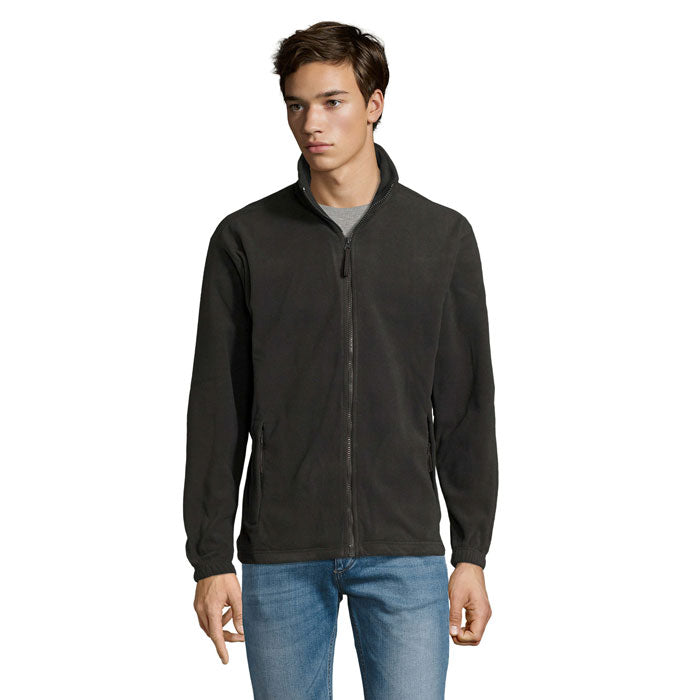 NORTH MEN Fleece-Jacke – Anthrazitgrau – Größe 3XL