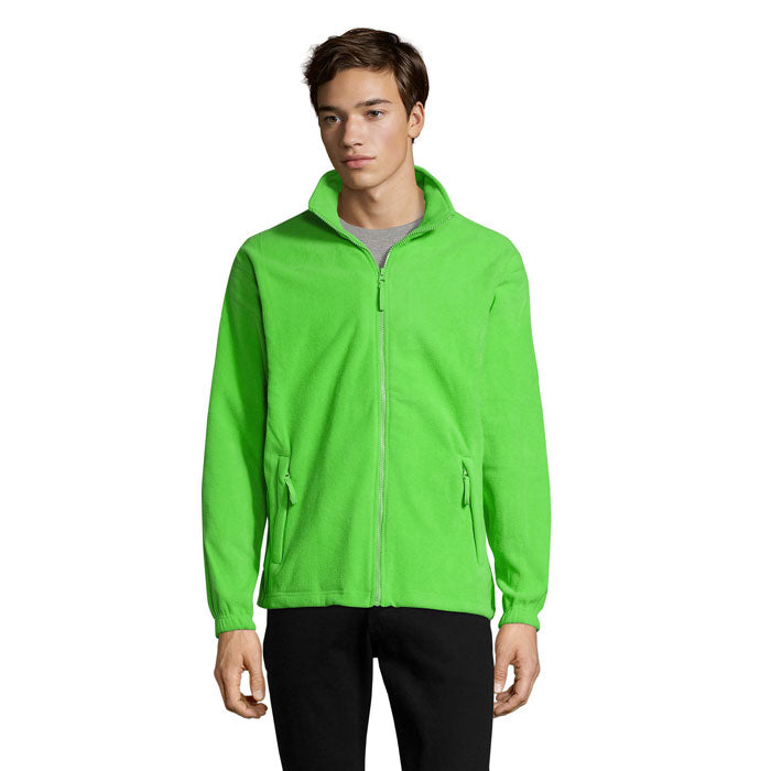 NORTH MEN Fleece-Jacke – Lime – Größe 3XL