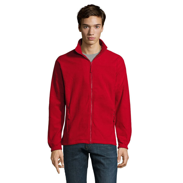 NORTH MEN Fleece-Jacke – Red – Größe 3XL