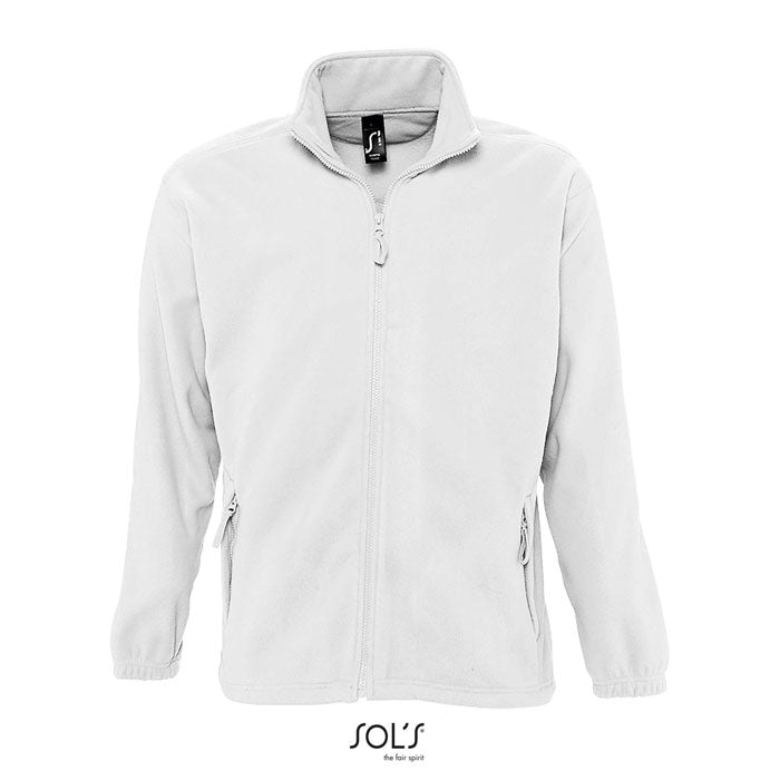 NORTH MEN Fleece-Jacke – White – Größe 3XL
