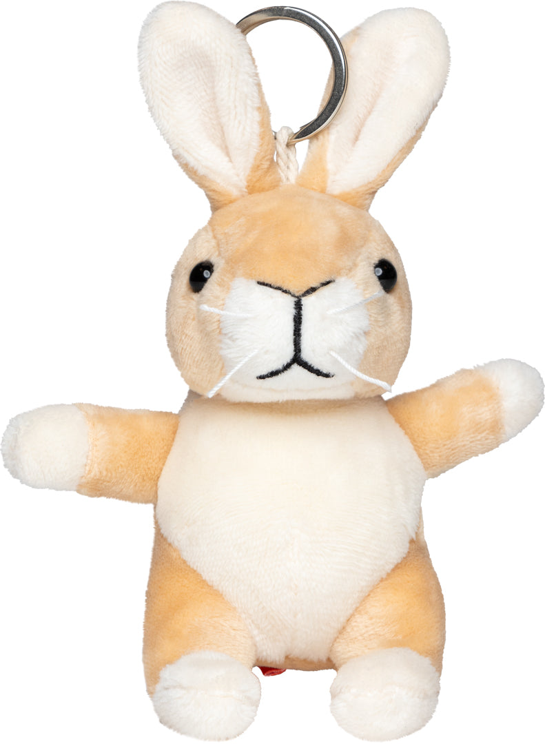 Schlüsselanhänger Hase – Creme