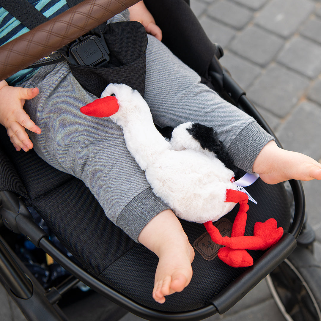Plüschtier Storch Marius – Detailansicht 2