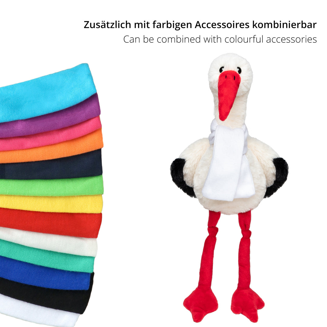 Plüschtier Storch Marius – Detailansicht 3