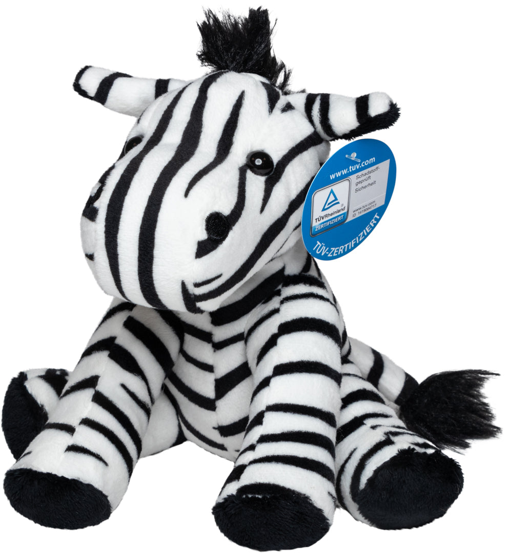Plüschtier Zebra Zora – Schwarz/weiß