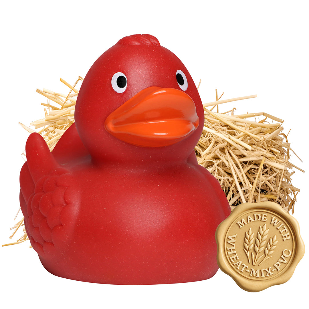 Weizen-Ente, klassik – Rot – 7,5 cm